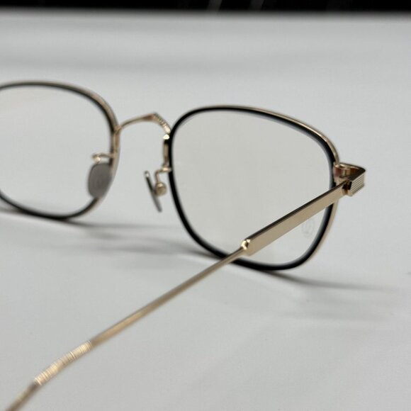 NEW CT0260O 005 CARTIER GOLD/BLACK UNISEX CARTIER EYEGLASSES - Picture 6 of 11